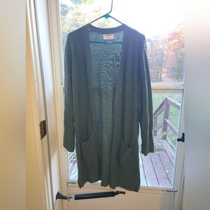 Old Navy women's long cardigan XXL teal